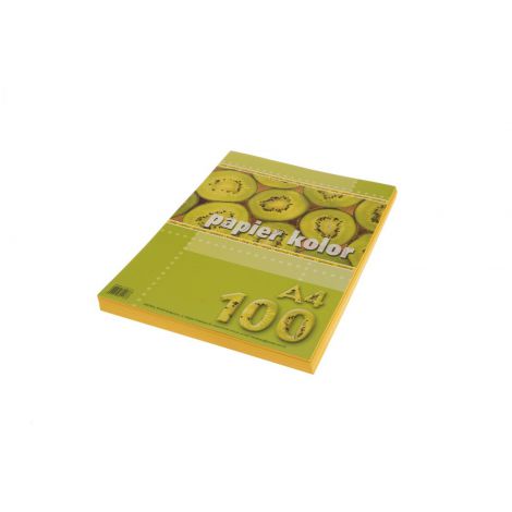 Papier ksero A4/100/80g Kreska żółty - 2
